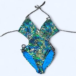 Y2K Animal Print Monokini Swimsuit by Inmocean!